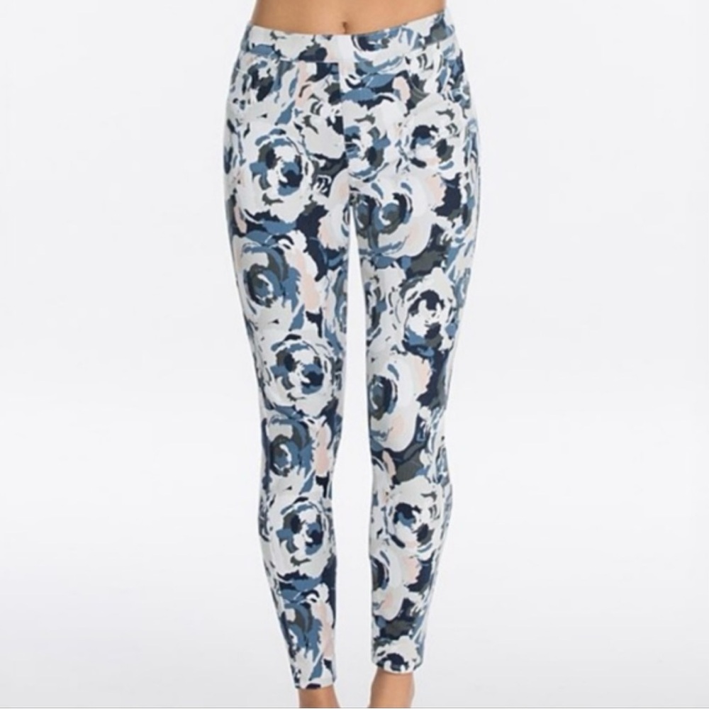 SPANX Floral Jean-ish Leggings